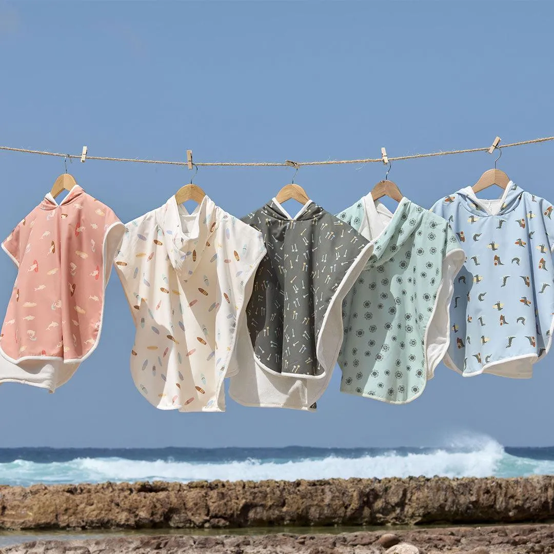 Lassig Beach Poncho - Sky Blue - Crocodile