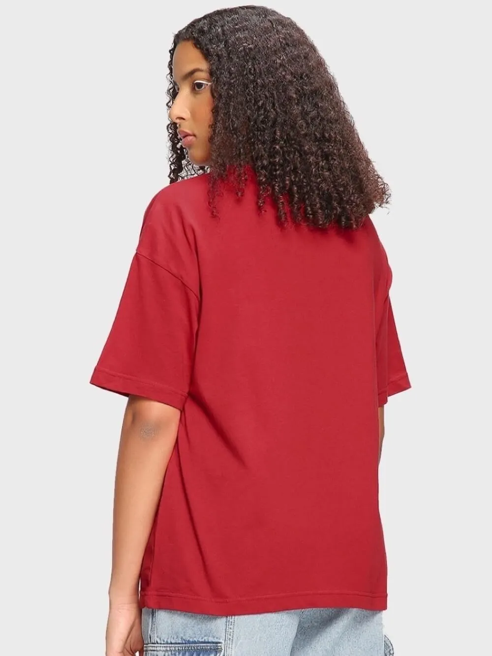 Looney Tunes Daffy Duck Graphic Printed Lowest Price Womens Drop Shoulder T-shirt In Legacy Boutiques Dacca