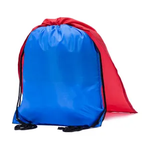 Mato & Hash Polyester Drawstring Cape Bag Blank