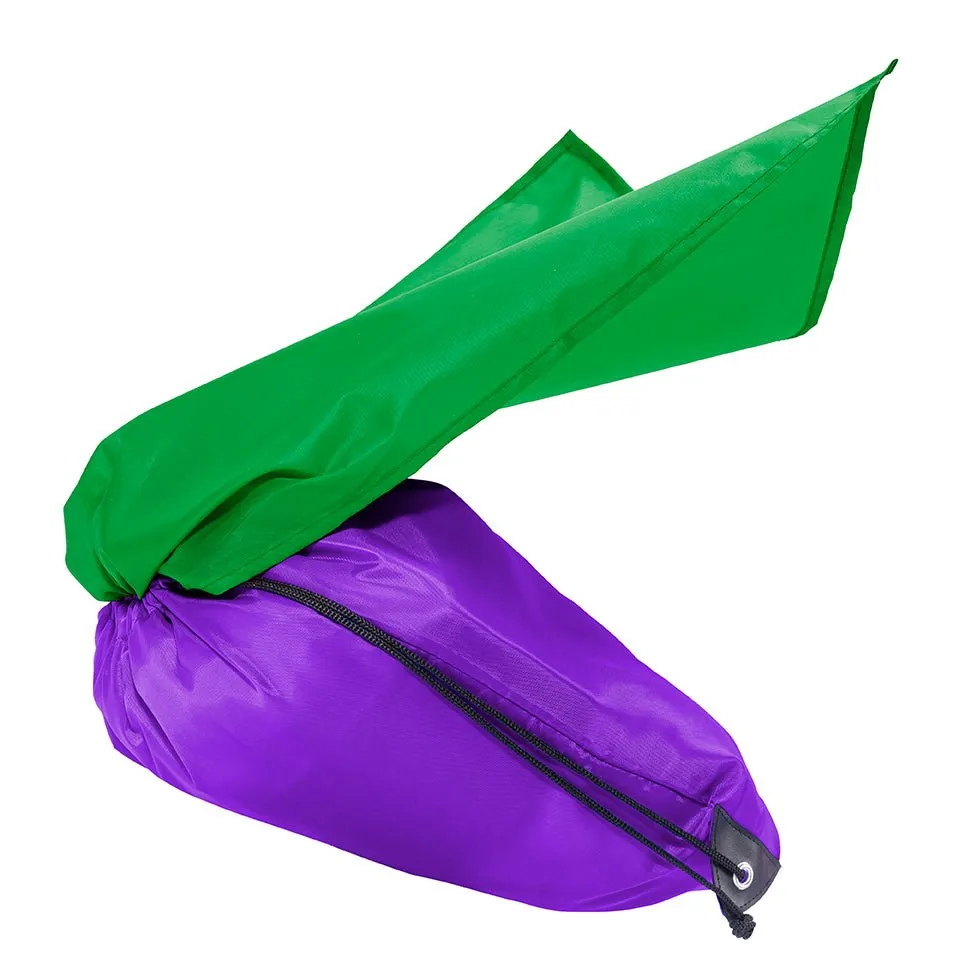 Mato & Hash Polyester Drawstring Cape Bag Blank