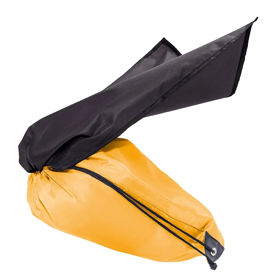 Mato & Hash Polyester Drawstring Cape Bag Blank