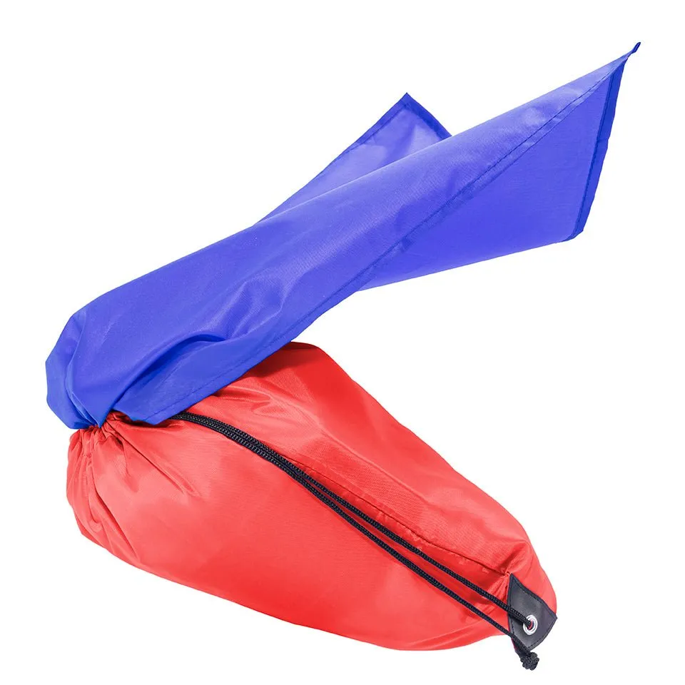 Mato & Hash Polyester Drawstring Cape Bag Blank