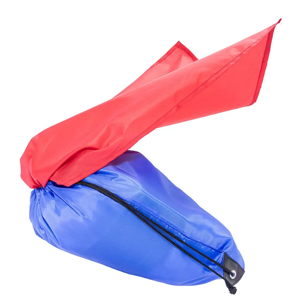 Mato & Hash Polyester Drawstring Cape Bag Blank