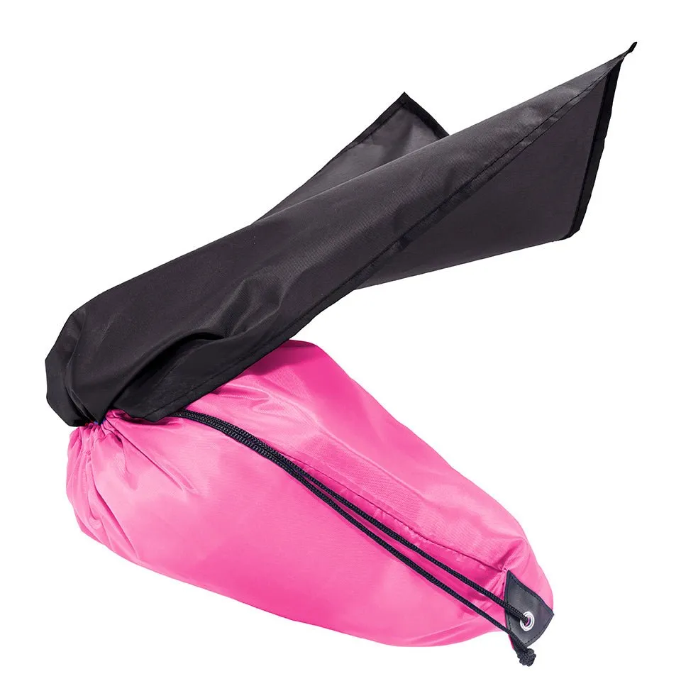 Mato & Hash Polyester Drawstring Cape Bag Blank