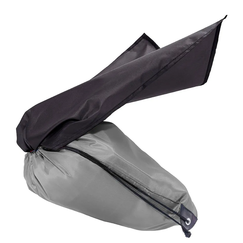 Mato & Hash Polyester Drawstring Cape Bag Blank