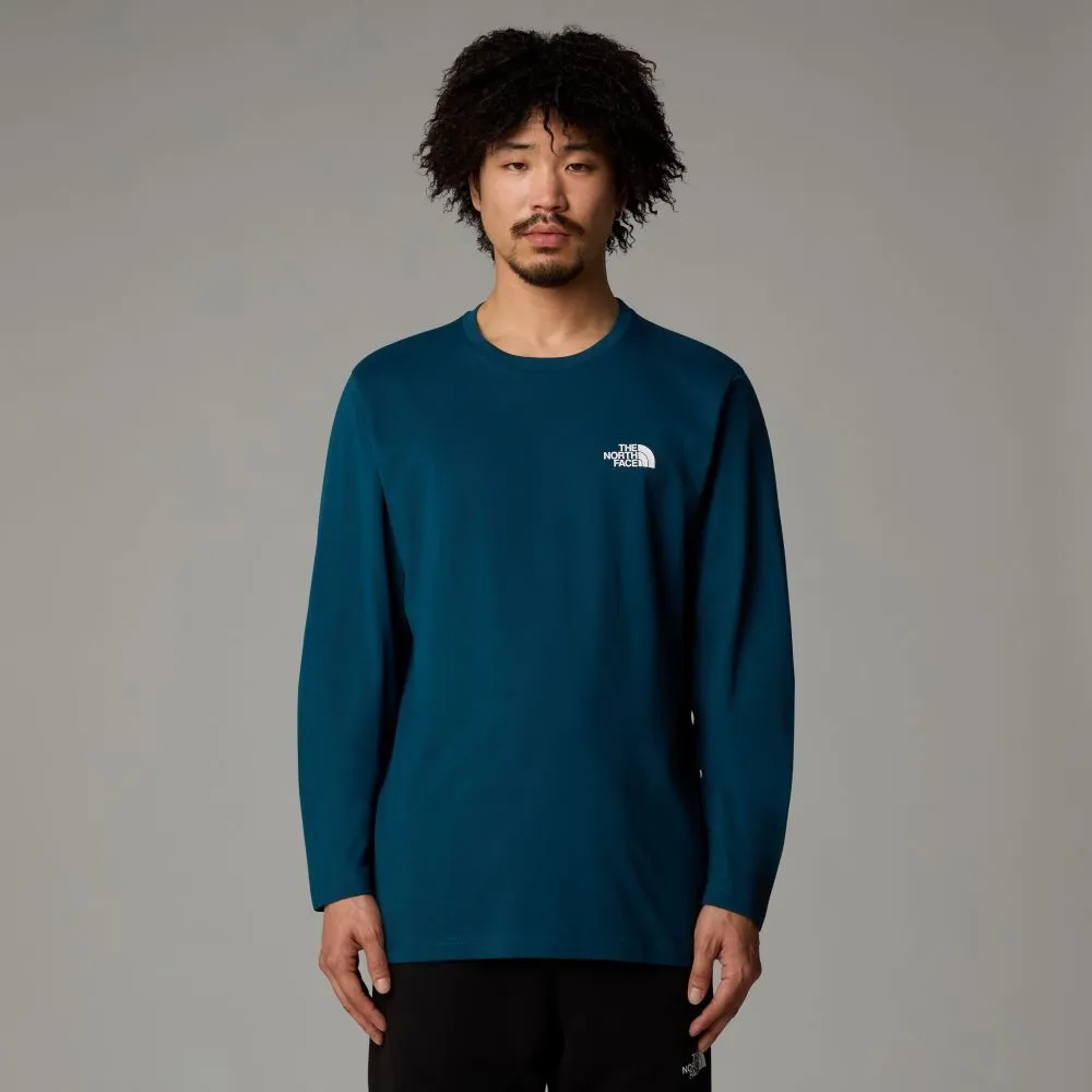 MEN'S LONG-SLEEVE SIMPLE DOME T-SHIRT