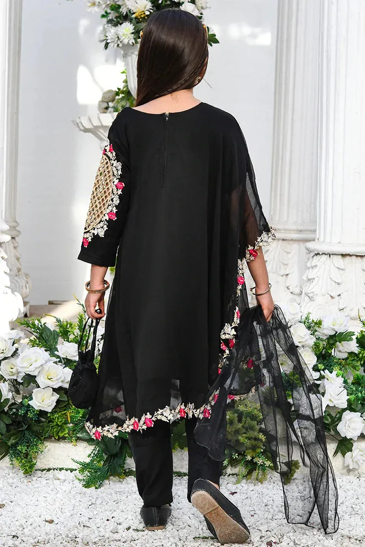 Modest - Pearl Cape Dress - Black