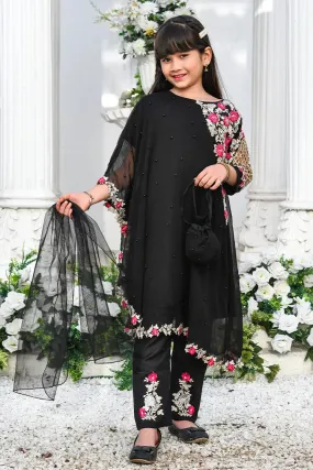 Modest - Pearl Cape Dress - Black