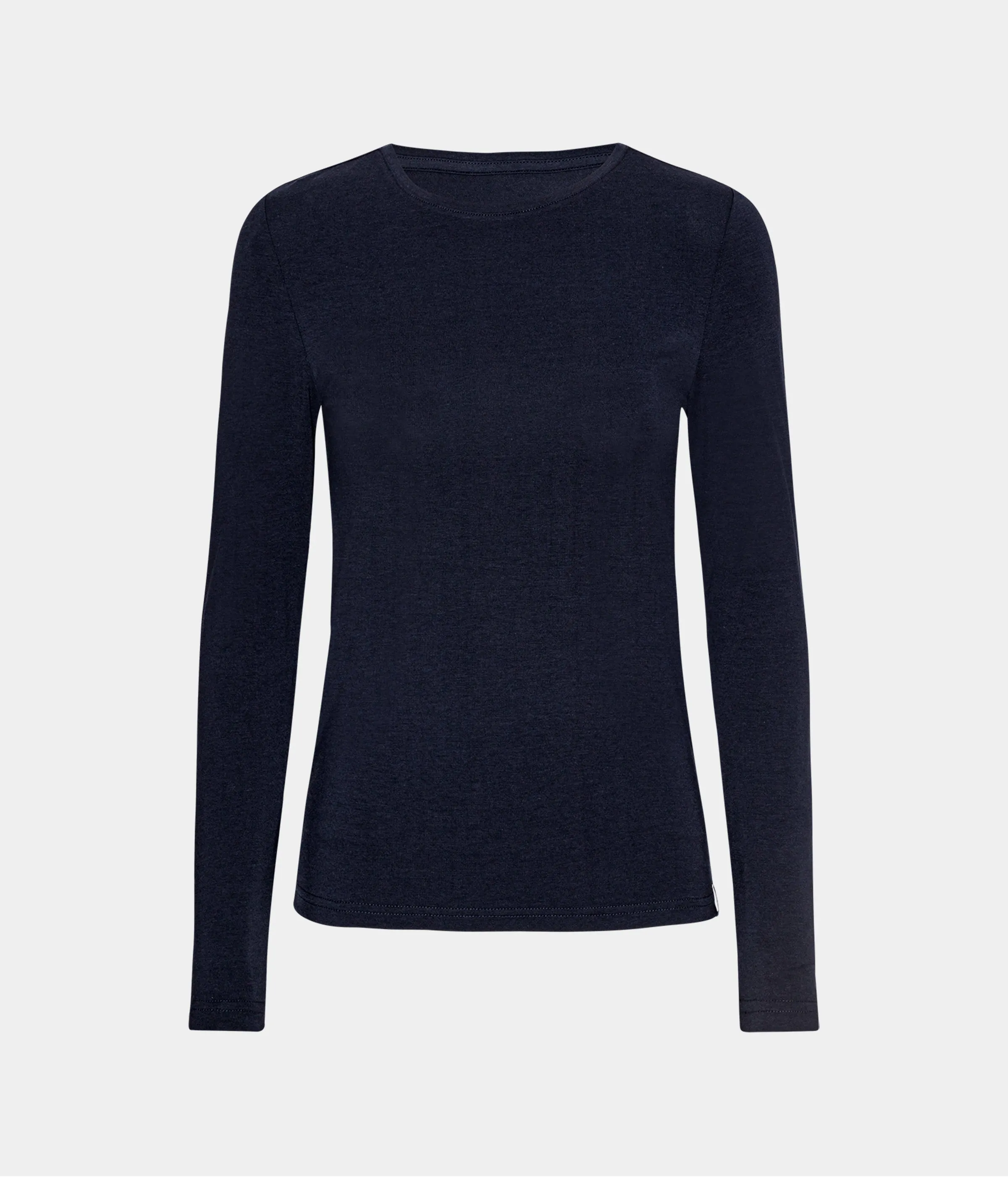 Navy long sleeve bamboo t-shirt