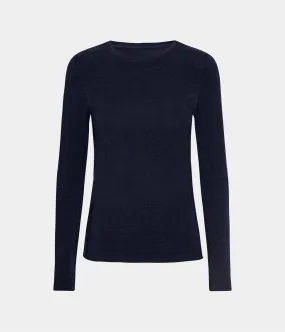 Navy long sleeve bamboo t-shirt