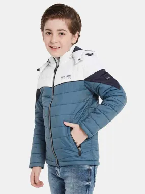 Octave Boys Hooded Colourblocked Puffer Jacket