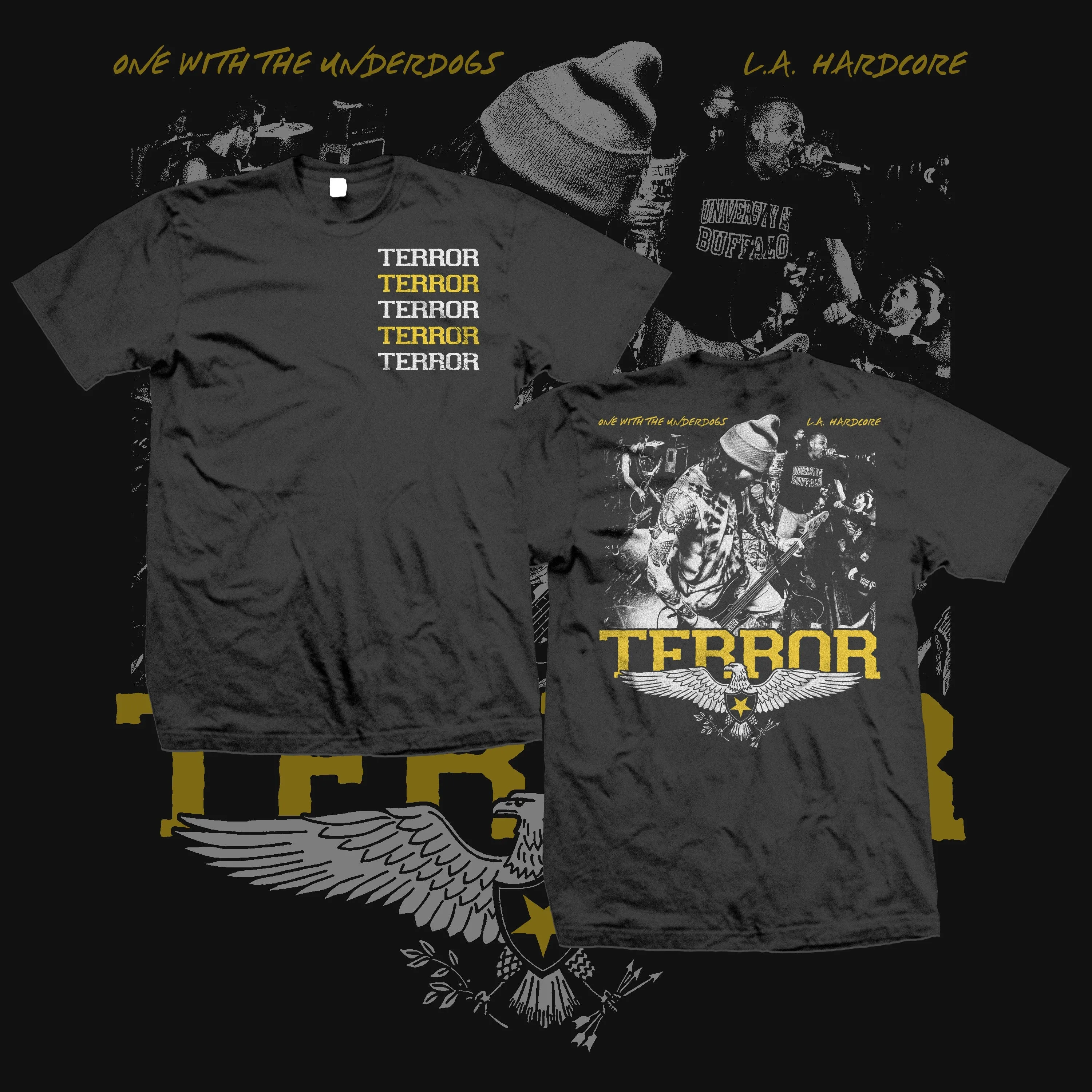 One With The Underdogs Black T-Shirt