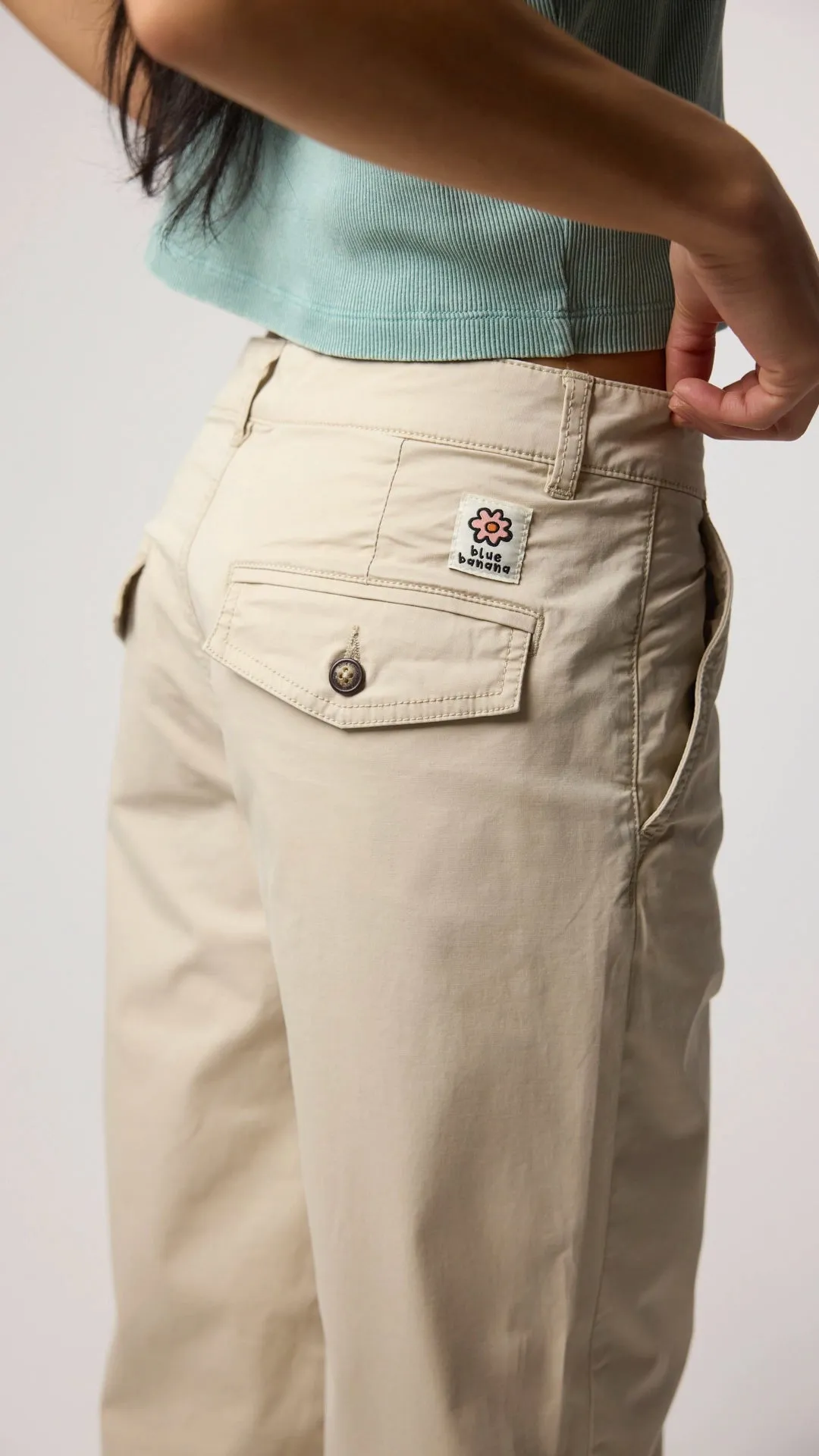 PANTALÓN CHINO MUJER JUDY BEIGE