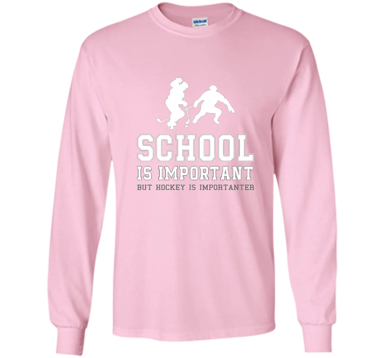 PREMIUM "School is Important Hockey is Importanter" T-shirt