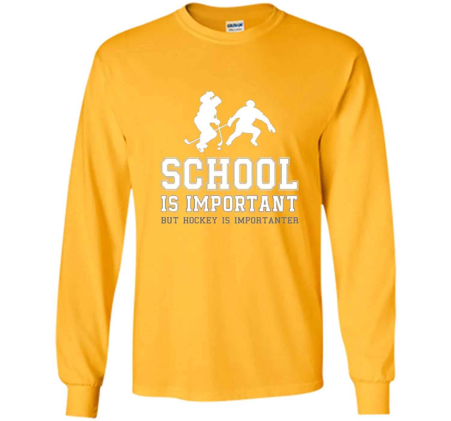 PREMIUM "School is Important Hockey is Importanter" T-shirt