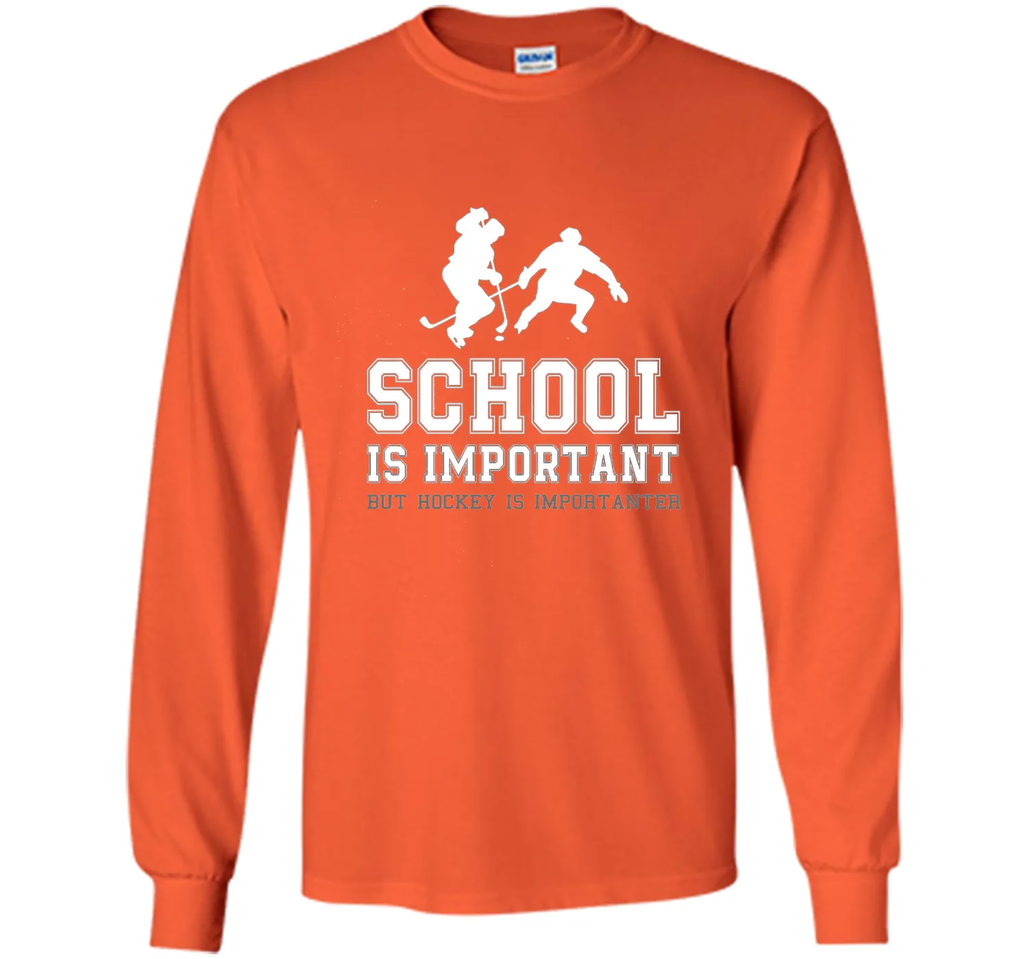 PREMIUM "School is Important Hockey is Importanter" T-shirt