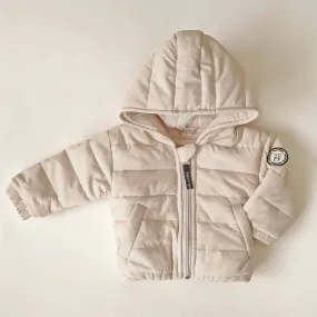Puffer Jacket - Oatmeal
