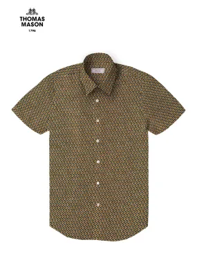 Retro Rhapsody Printed Short Sleeve Shirt