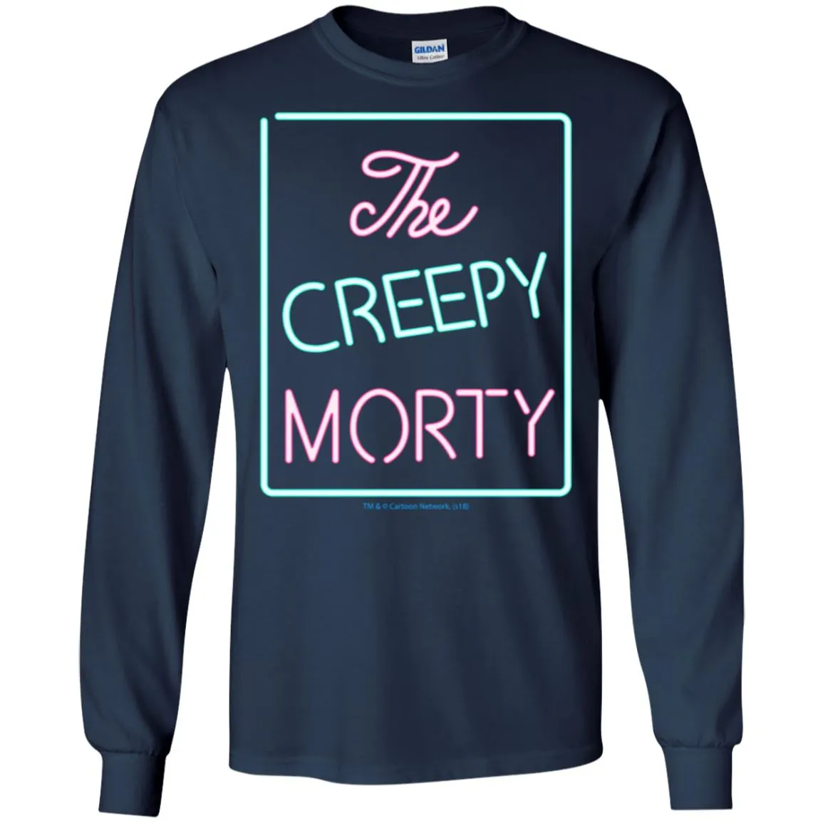 Rick And Morty The Creepy Morty Men Long SLeeve Shirt
