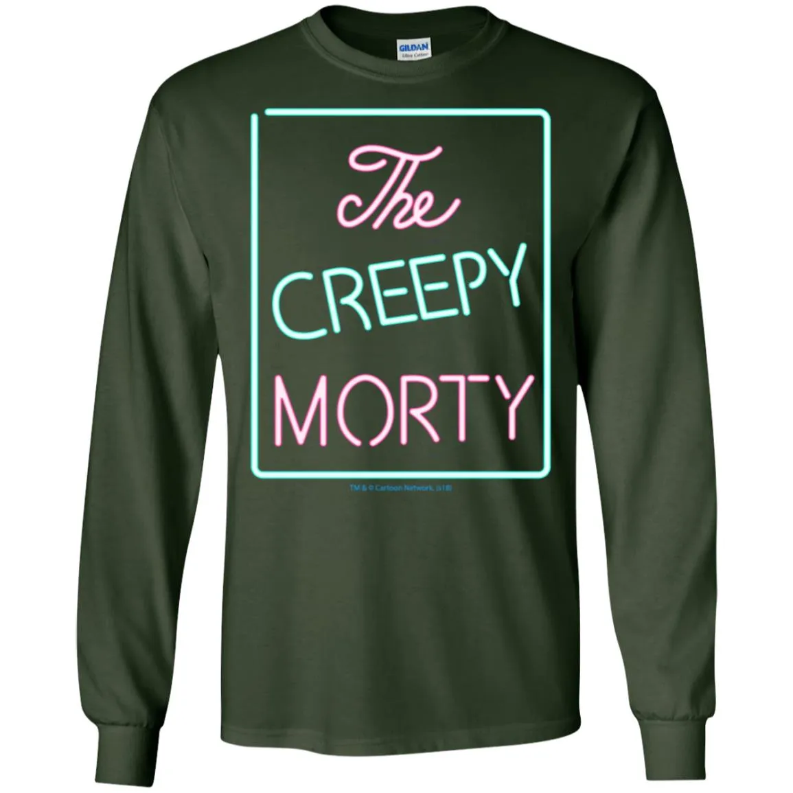 Rick And Morty The Creepy Morty Men Long SLeeve Shirt