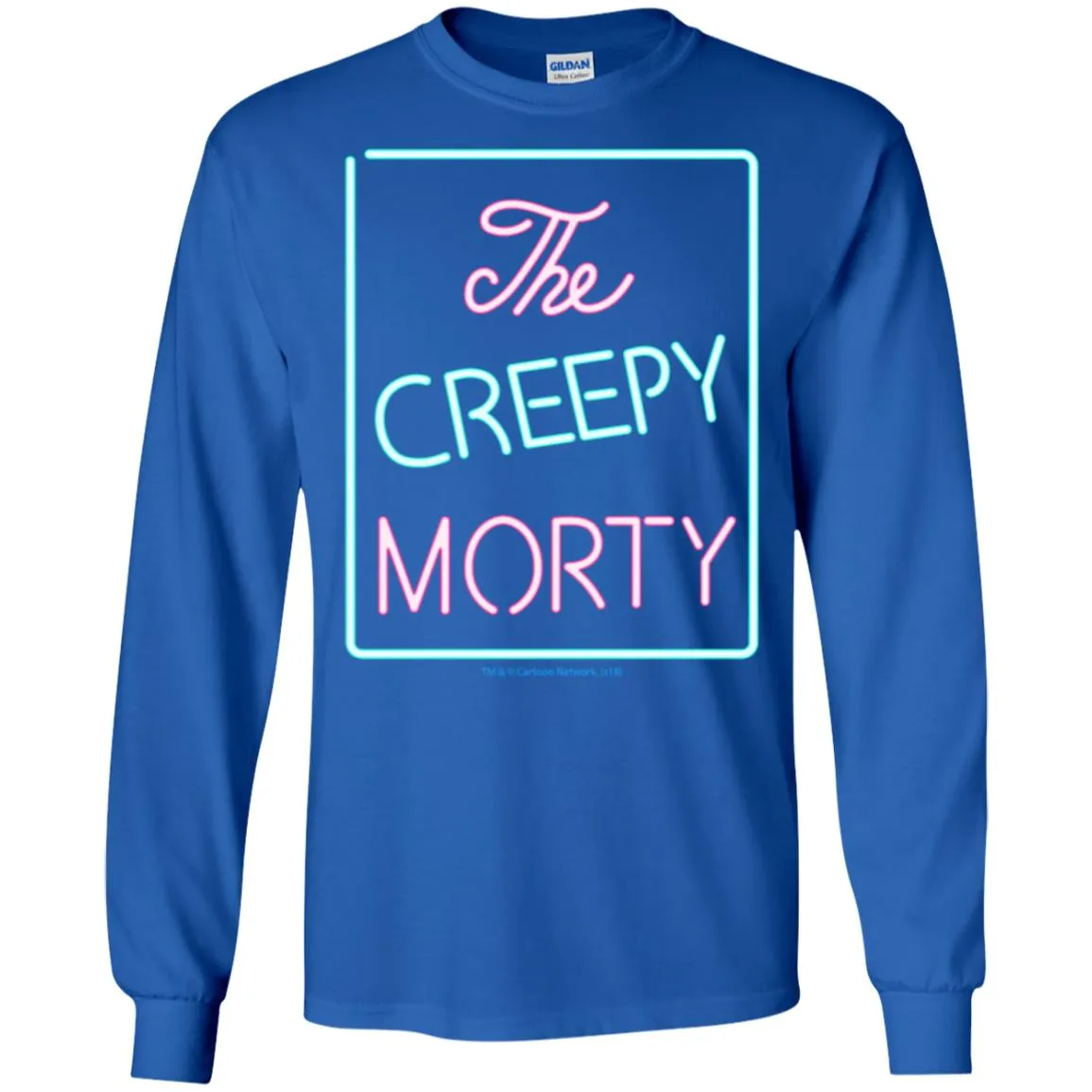 Rick And Morty The Creepy Morty Men Long SLeeve Shirt