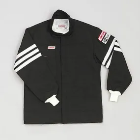 Simpson - 2 Layer Driving Jacket Large, Black Gabardine Nomex SFI-5