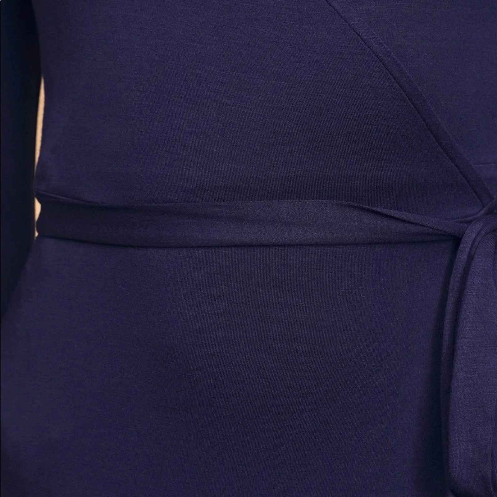 Size Large Lulus Garden District Navy Blue Wrap Maxi Dress