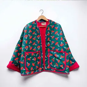 Sour Cherries Quilt Jacket