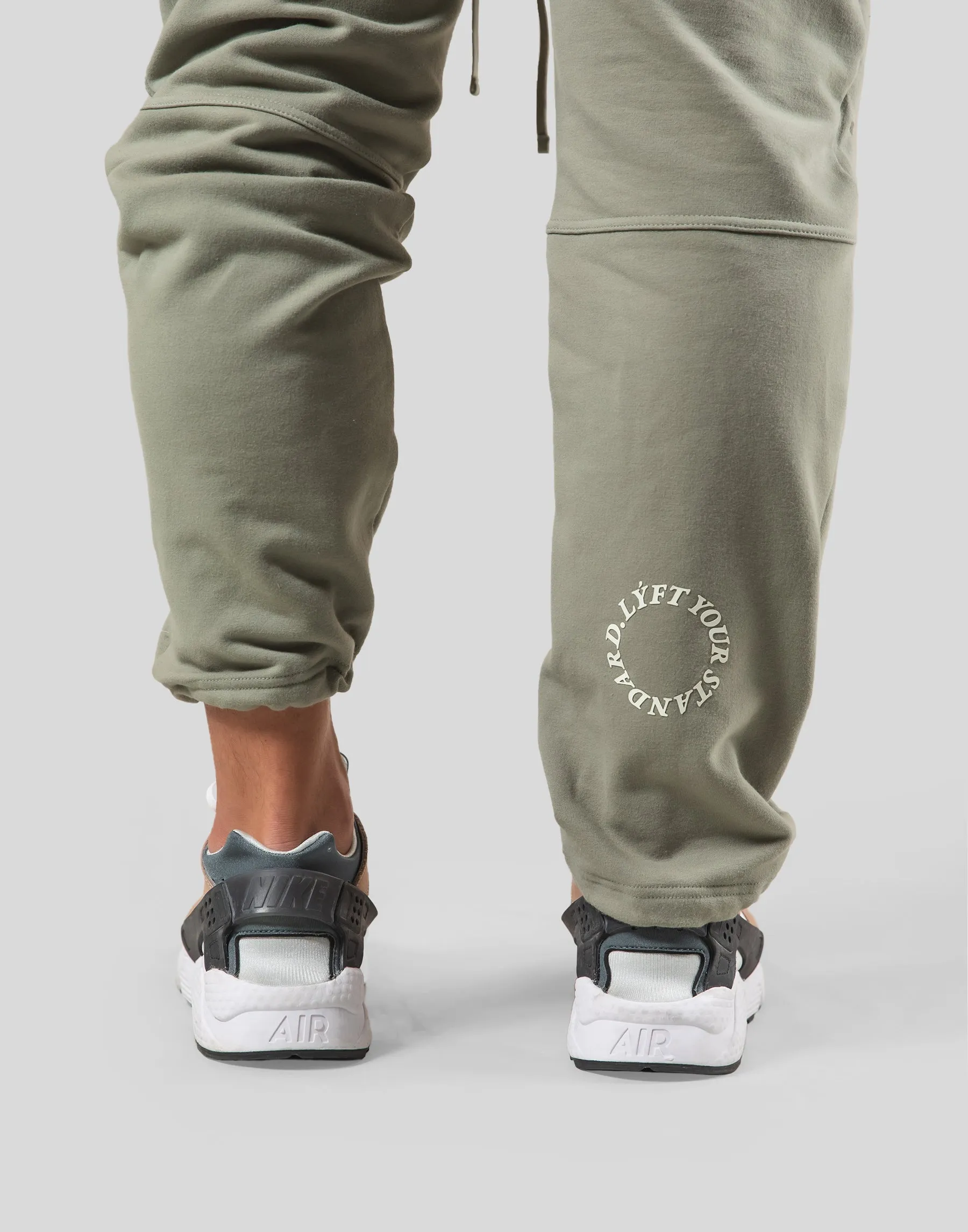 Stretch Sweat Cargo Pants - Olive