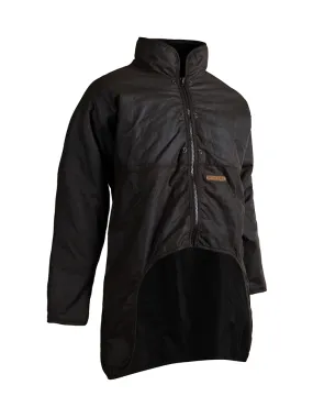 Styx Mill Oilskin Long Sleeved Zip Cape - Brown