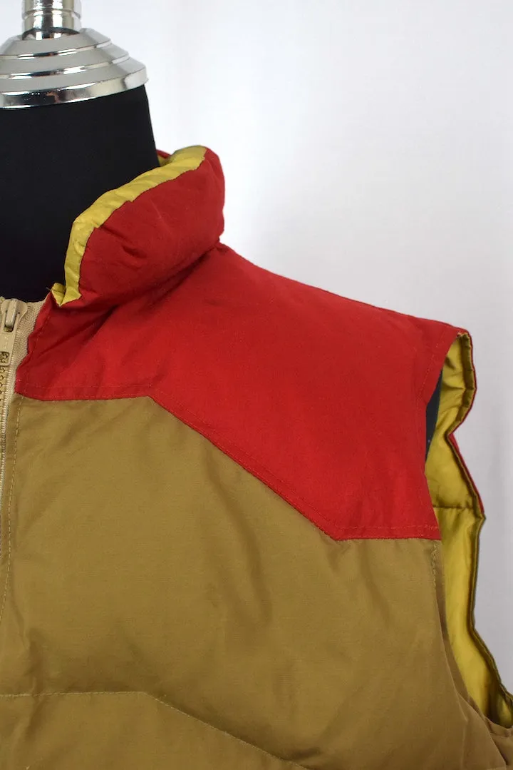 Tan Puffer Vest