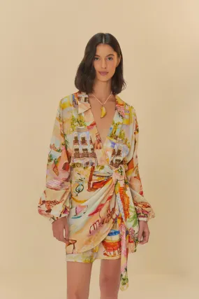 Vestido Curto Transpasse Aracati