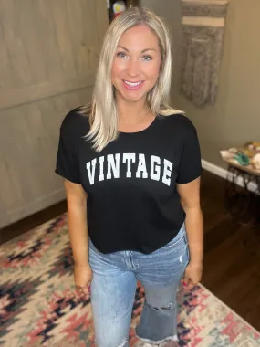 Vintage Cropped Tee