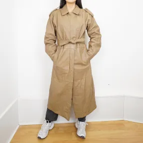 Vintage Leather Coat Size M