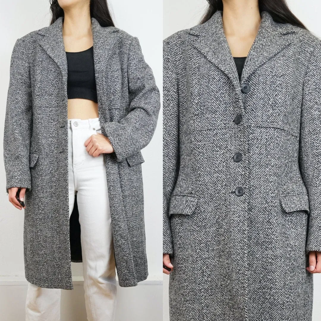 Vintage long Coat Size M wool