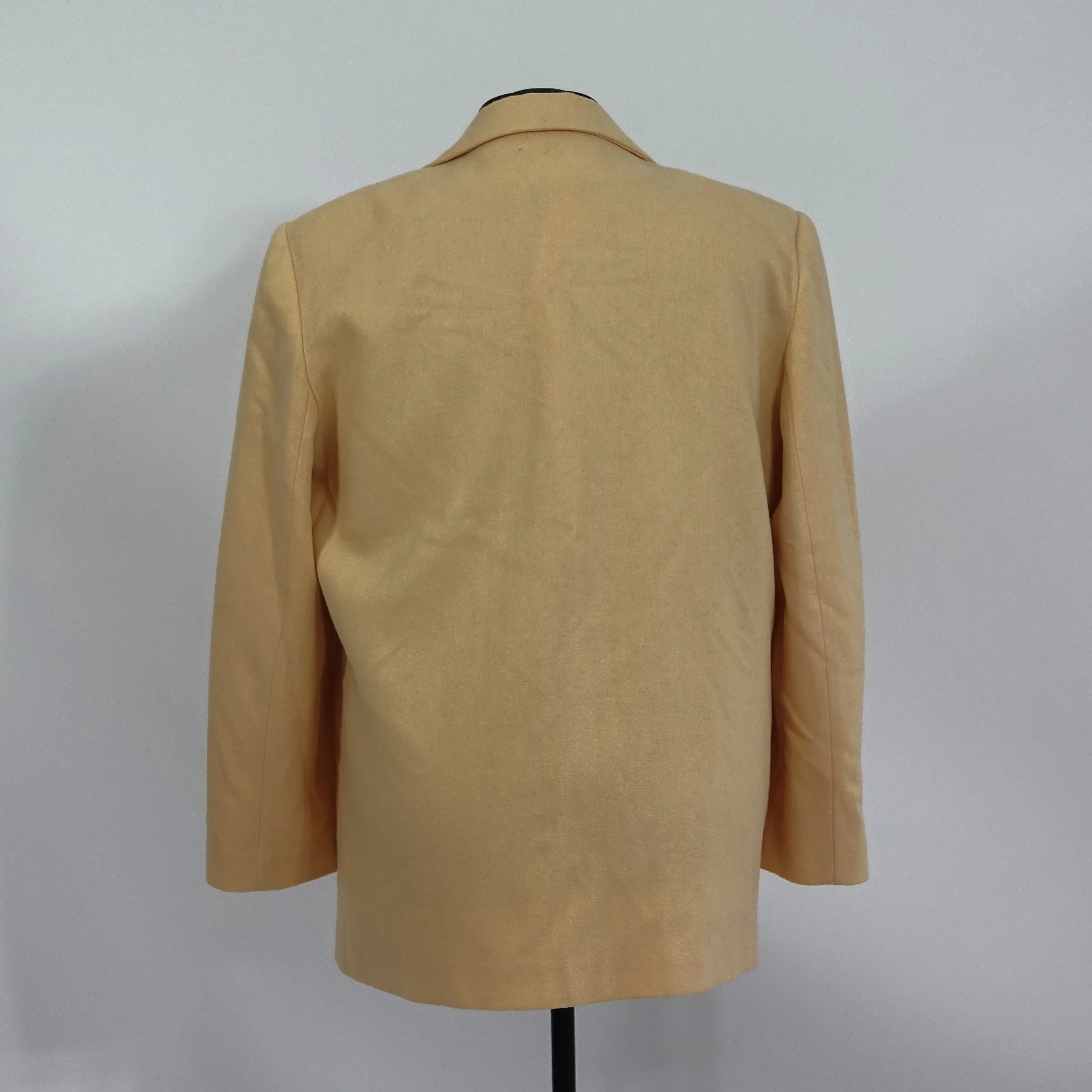 Vintage Pale Yellow Blazer