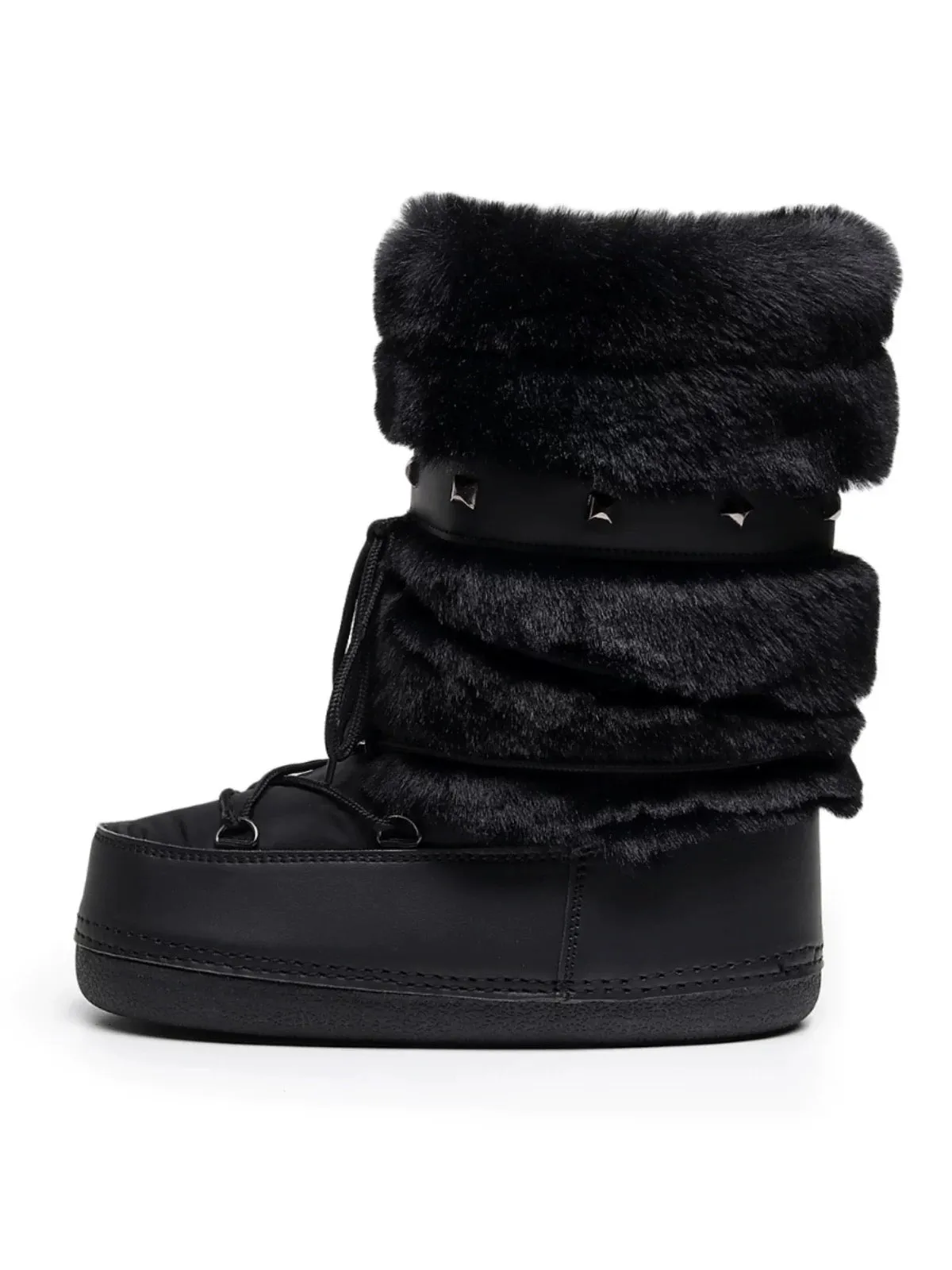 Wenkouban-Winter 2024 New American Retro Design 1980s fashion y2k outfits Arctic Luxe Fur Boots
