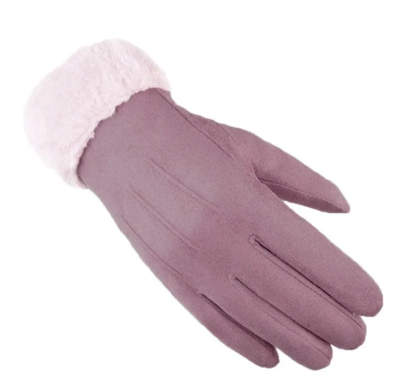 Winter Elegance: Touchscreen Cotton Gloves for Women - Stylish, Warm, and Eco-Friendly