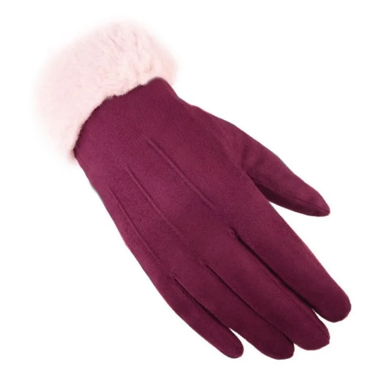 Winter Elegance: Touchscreen Cotton Gloves for Women - Stylish, Warm, and Eco-Friendly