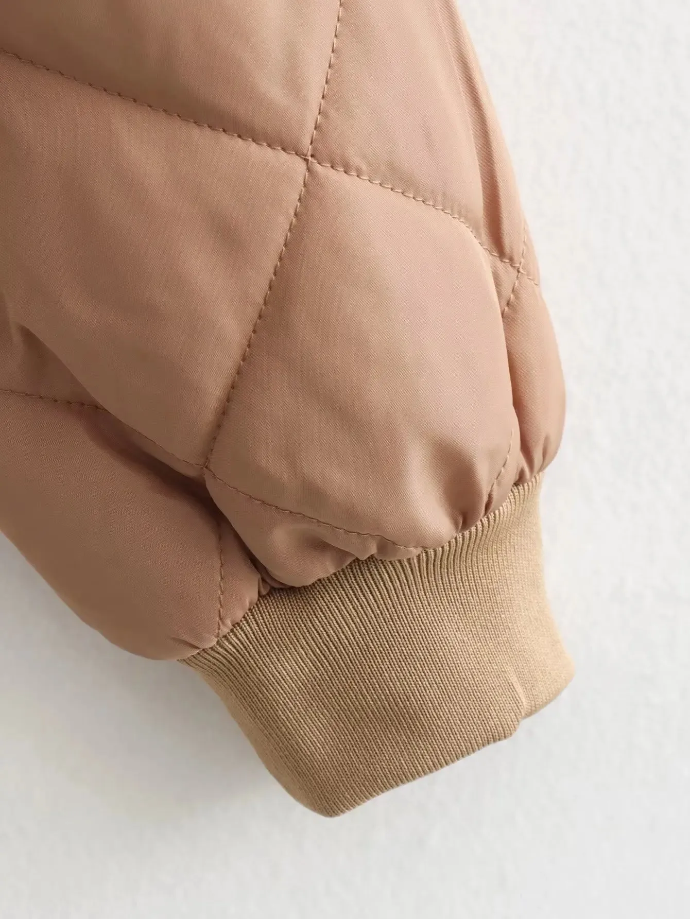 Women's Quilted Bomber Jacket