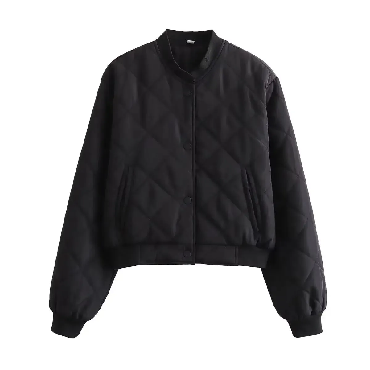 Women's Quilted Bomber Jacket