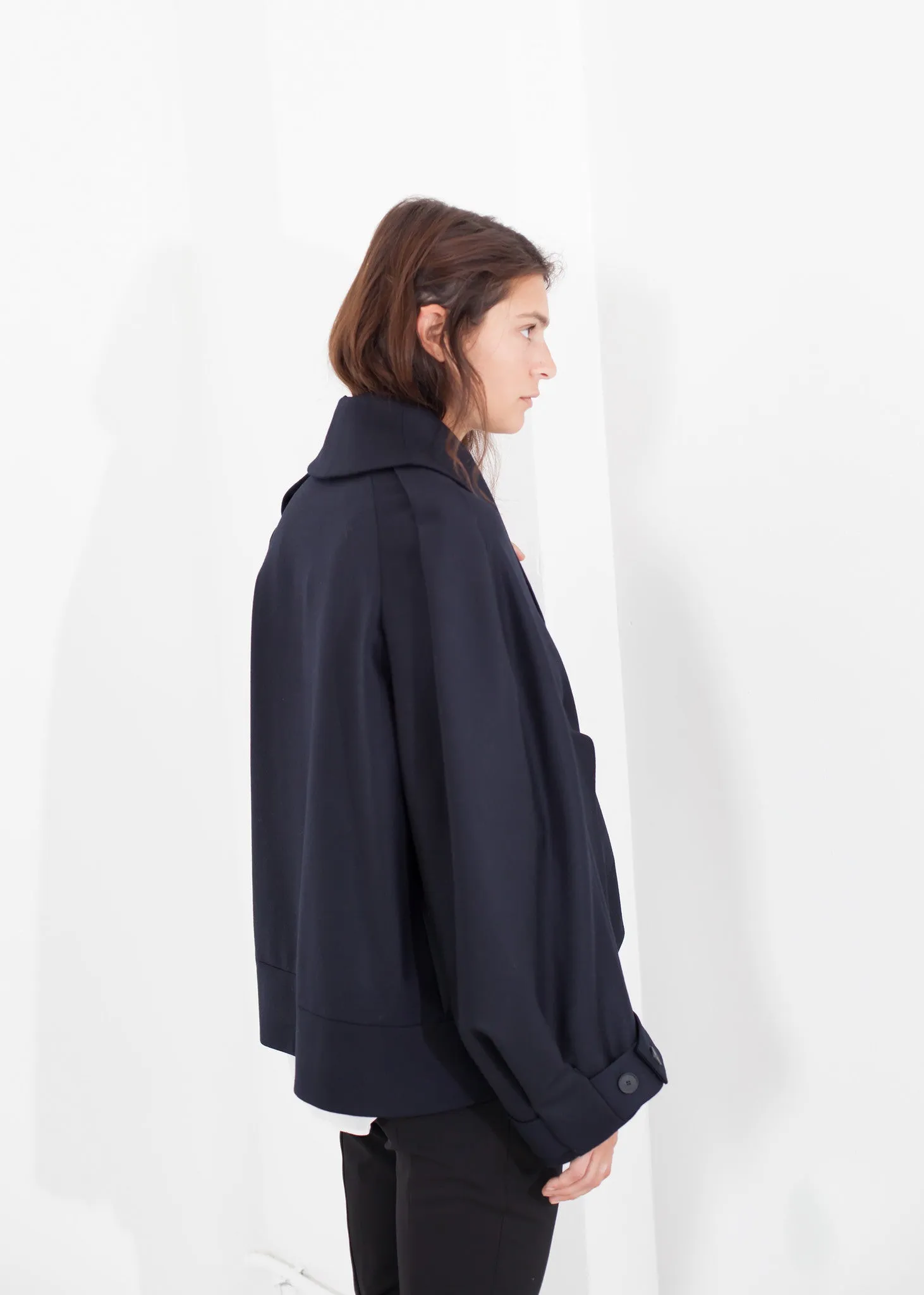 Wool Cocoon Jacket - Less Choice