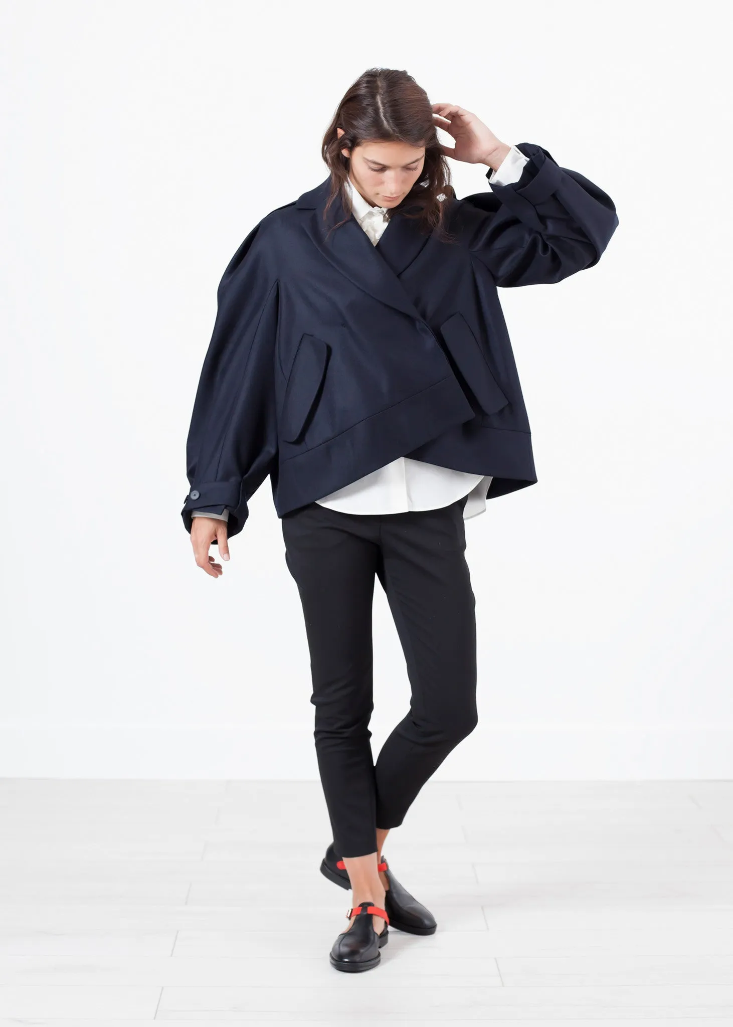 Wool Cocoon Jacket - Less Choice